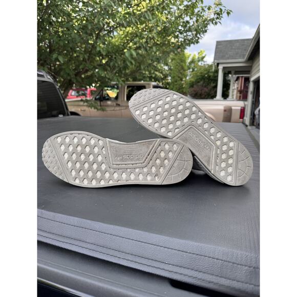 Adidas NMD XR1 Shoes Mens Size 14 Gray White Boost Mesh Athletic Running BY9923 - Picture 11 of 12